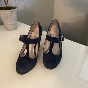 Navy blue Mary Janes
